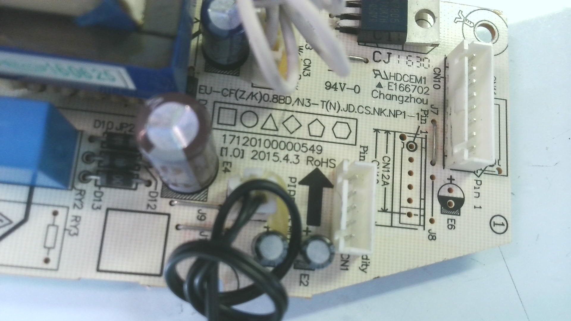 PLACA ELECTRONICA EU-CF(Z/K)0.8BD/N3-T(N).JD.CS.NK.NP1-1/ 17120100000549 PLE08 - Imagen 2