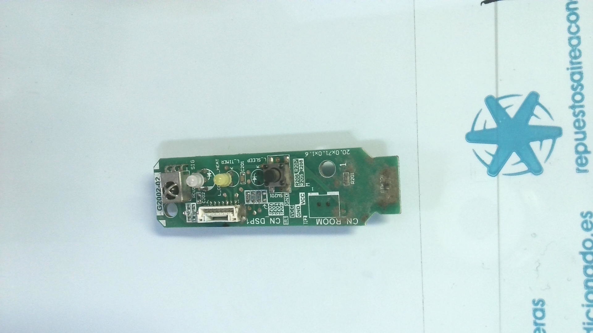 DISPLAY FRONTAL 20.0X71.0X1.6 PTH2 94V-0 G2002-02 PLE29