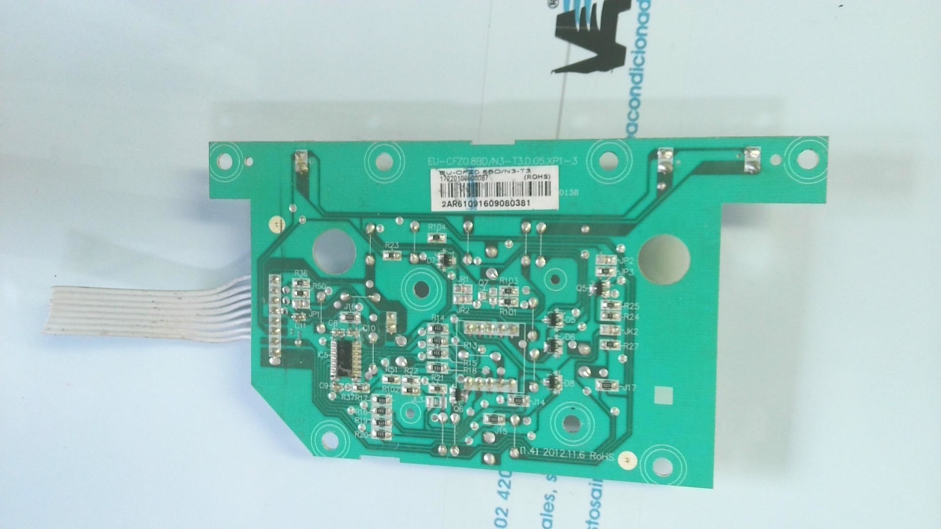 DISPLAY FRONTAL EU-CFZ0.8BD/N3-T3.D.05.XP1-3 PLE11 - Imagen 2