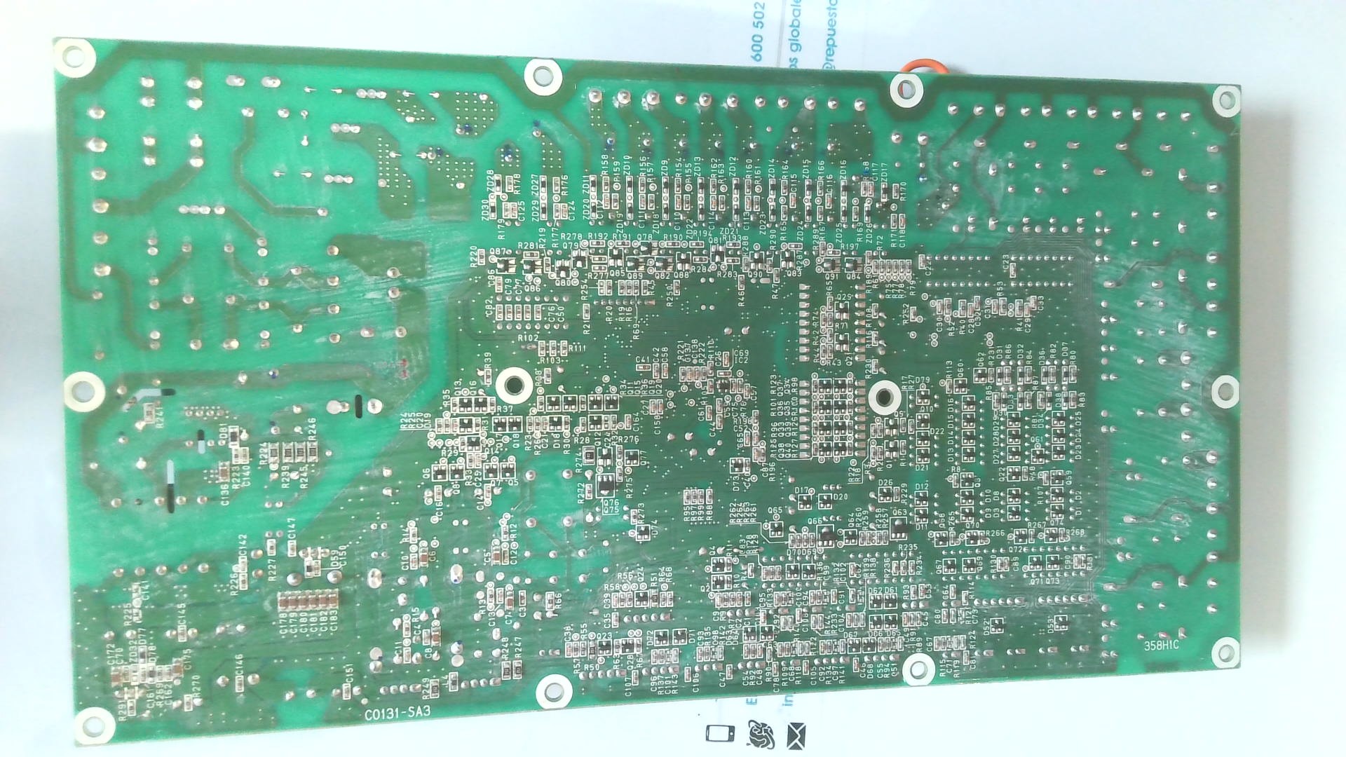 PLACA ELETRONICA HITACHI C0131-SA3 / 358H1C PLE12 - Imagen 2