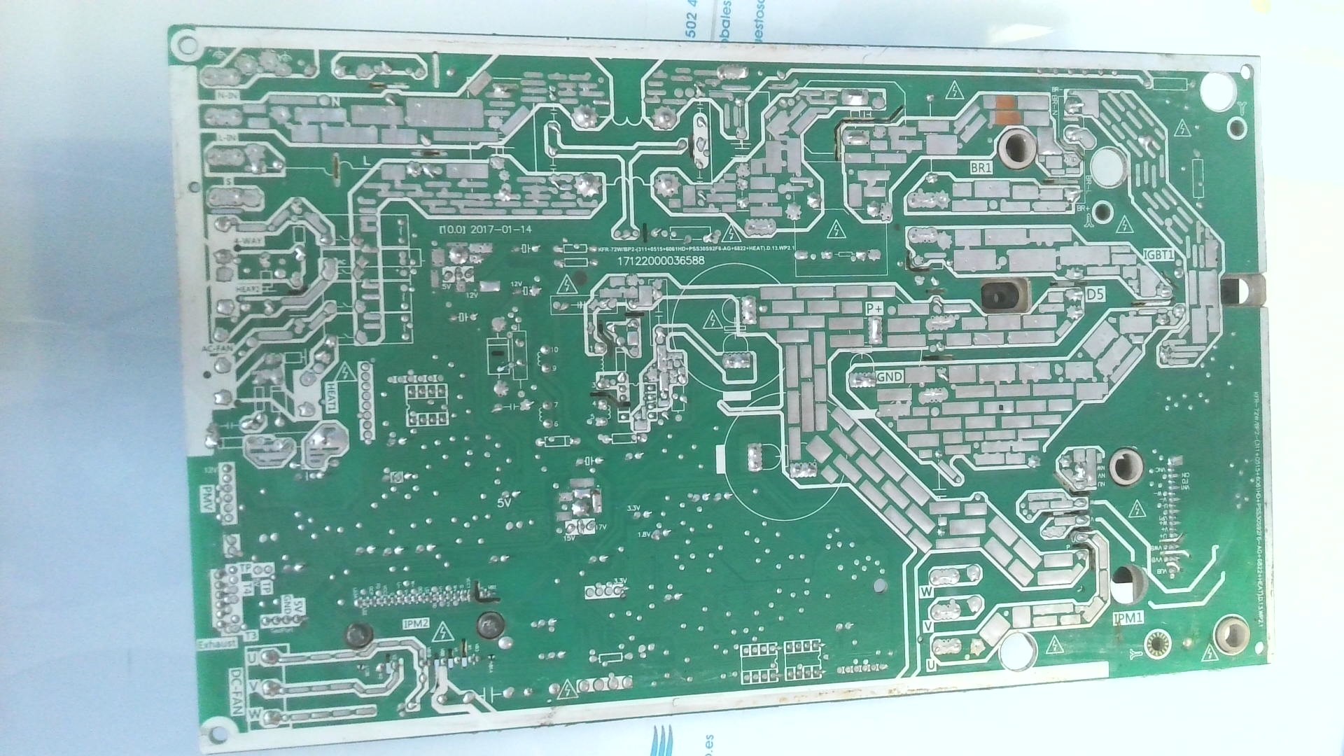 PLACA ELETRONICA KFR-72W/BP2-(311+0515+6061HD+PSS30592F6-AG+6822+HEAT)D.13.WP2.1 100LPZ40759CB 17122000036588 PLE12 - Imagen 2