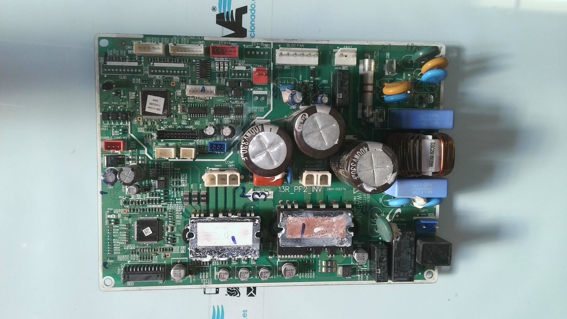 PLACA ELECTRONICA 13R-PF2-INV DB41-01227A 130731 PCBSIZE:197-142 13011197733-08 PLE52